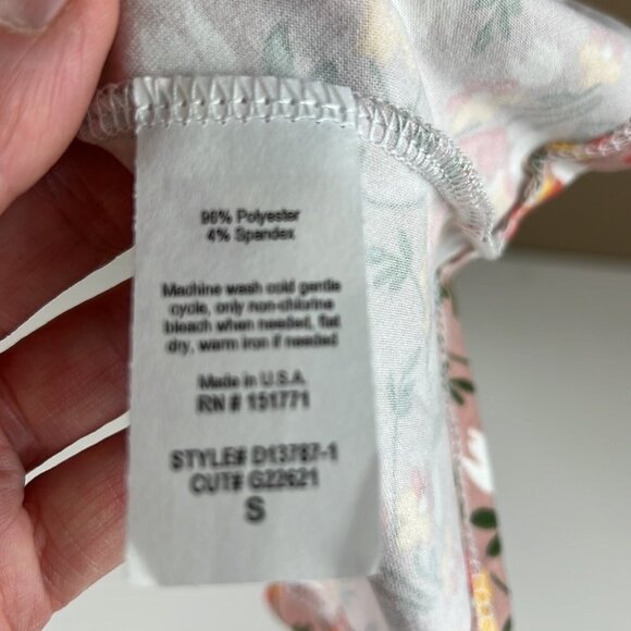 NWT GILLI Floral Faux Wrap Jersey Knit Dress - Picture 5 of 10